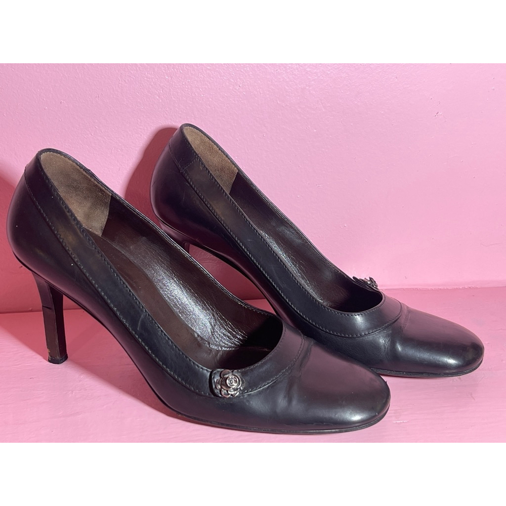Authentic Vintage Women's Chanel Heels Black